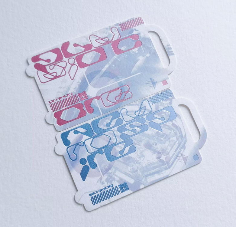 Lable-Foil print card